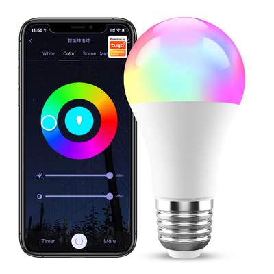 良い値段 トゥヤ Bulb 10W E27 WiFi 電球 LED 1000LM RGBランプ アプリ アレクサとGoogleホーム ディマブルタイマー 110v 220v オンライン
