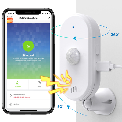 良い値段 トゥヤ スマート Wifi Pir モーションセンサー ホーム セキュリティ システム 検出器 アラーム アプリ リモコン タイム 武装 オンライン