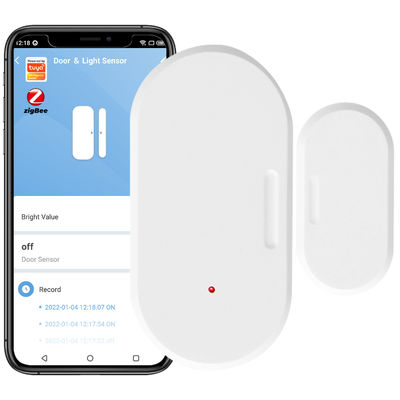 良い値段 ツイヤ スマートジグビー ドアセンサー+ライトセンサー 照明 明るさ検出器 窓 ドラワー 無線 オープン/閉鎖 2 In 1 オンライン