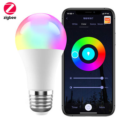 良い値段 ツイヤ ジグビー 10W スマート電球 E27 RGB LEDランプ 調節可能 タイミング スマートライフ APP 音声制御 Google ホーム アレクサ オンライン