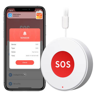 良い値段 トゥヤ WIFI スマート SOS コール ボタン ワイヤレス 介護者 パイジャー スマート コール システム 介護者 介護者 アレート 患者 支援 システム スマートライフ オンライン