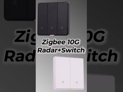 Tuya ZigBee レーダー モーションセンサー スイッチ センサー 無 中立 スマートホーム EU 壁灯 ボタンをオフ